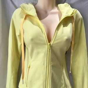 LULUEMON Athletic womans  warmup hooded zip jacket